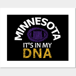 Minnesota Pro Football - In My DNA Posters and Art